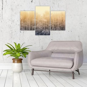 Tablou cu pădure geroasă (90x60 cm)