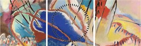 Tablou -  Vasily Kandinsky, Improvisation No. 30 (Cannons), reproducere (cu ceas) (90x30 cm)