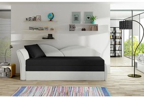 Canapea extensibila, 218 x 80 x 77 cm, Aga R, Eltap (Culoare: Negru, Ciclam)