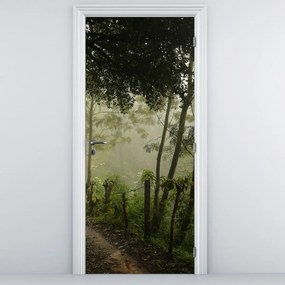 Fototapet pentru ușă - Ceața de dimineață (95x205cm)