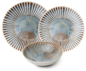 Set de masă, 24 piese, multicolor, porțelan