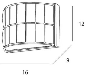 Aplică MAXLIGHT W0204 DIAMANTE 1xG9/42W/230V crom