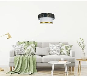 Lustră pe cablu RESSA 1xE27/60W/230V verde