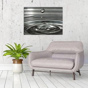 Tablou - Picături de apă (70x50 cm)