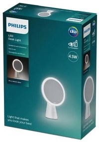 Philips Oglindă cosmetică reglabilă cu LED, 4,5W, 5V, seria MIRROR LED