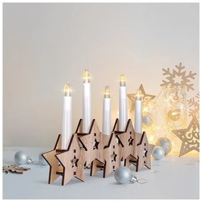 Sfeșnic LED de Crăciun Solight 1V222 5xLED/2xAA