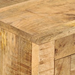 Servanta, 110x30x74 cm, lemn de mango nefinisat 1, 110 x 30 x 74 cm