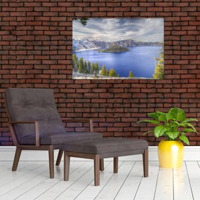Tablou lacul montan (90x60 cm)
