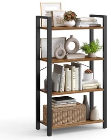 Bibliotecă NAVARO maro/negru