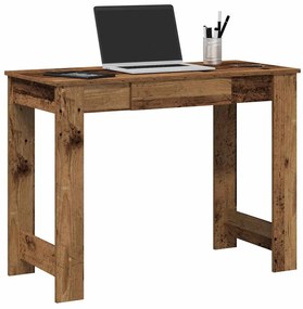 vidaXL Birou din lemn vechi 100x45x75 cm din lemn prelucrat