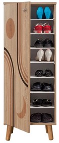 Mobilier Hol Beside 33 (stejar sonoma + piatră) . 1093998