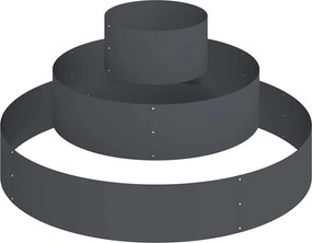 vidaXL Vază pentru Grădină Antracit 120 x 120 x 20 cm