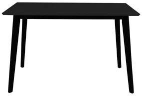 Masă de dining cu blat negru 70x120 cm Vojens – Bonami Essentials