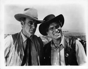 Fotografie Gary Cooper and Burt Lancaster In 'Vera Cruz', Archive Photos