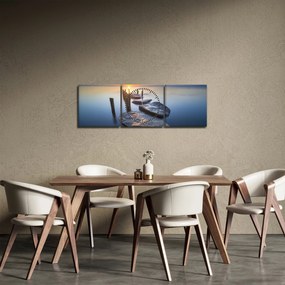 Tablou - Dig de piatră (cu ceas) (90x30 cm)