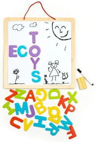 Tablă magnetică educațională cu litere 3in1