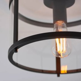 Plafonieră Endon 101540 HOPTON 1xE27/10W/230V negru