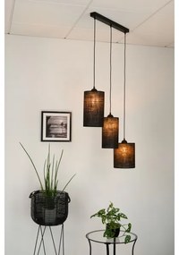 Brilagi - Lustr TUBES 3xE27/15W/230V negru pe cablu