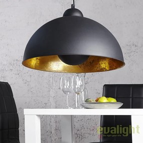 Lustra moderna, Pendul negru / auriu diametru 35cm, Studio A-19697 VC