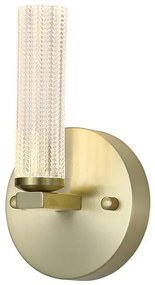 Aplica LED de perete baie metal alama IP44 Aberdeen