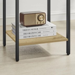 Masuta de cafea cu sertar TAYLOR ARTISAN 40x40 cm