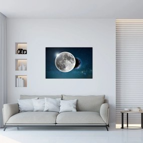 Tablou - Pământul în eclipsa de lună (90x60 cm)