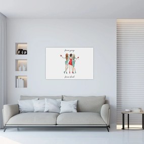 Tablou - Mereu tânăr, mereu beat (90x60 cm)