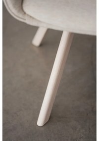 Set de scaune de sufragerie bej 2 buc. tapițat Alison – Rowico