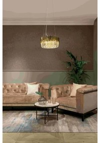 Lustră pe cablu MAXLIGHT P0368 TREND 8xE14/40W/230V d. 45 cm auriu