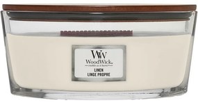 Lumânare parfumată WoodWick Linen, 453 g