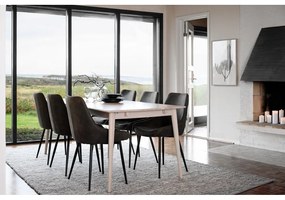 Masă de dining extensibilă din lemn masiv de stejar 180x90 cm Tyler - Rowico