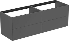 Dulap baza suspendat Ideal Standard Atelier Conca antracit mat 4 sertare 160 cm
