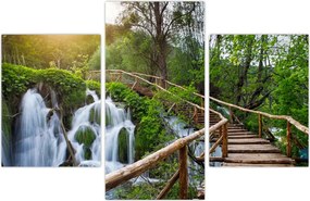 Tablou - Lacurile Plitvice (90x60 cm)