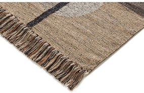 Covor lavabil/țesut manual din bumbac reciclat 80x120 cm Chandia – Universal