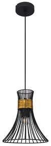Pendul modern metalic negru-auriu diam. 22cm PURRA 54814H GL