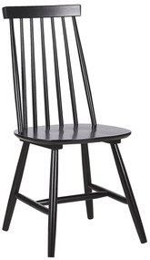 Set 2 buc. scaune pentru sufragerie Burank (negru). 1009960
