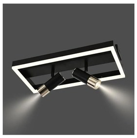 Plafonieră LED dimabilă LED/50W/230V 3000-6500K negru + telecomandă