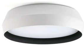 Lustra / Plafoniera LED design modern slim SHOKU 35cm alb/negru