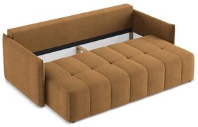 Canapea teracotă extensibilă/cu spațiu de depozitare 225 cm Moku – Makamii