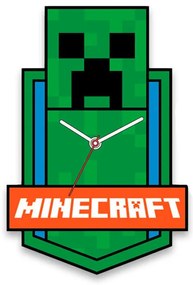 Minecraft Green Ceas de perete XL 50 cm
