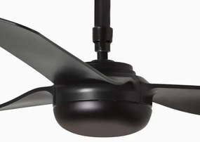 Ventilator de tavan FARO 33815WT PUNT M negru d. 132 cm Wi-Fi + telecomandă