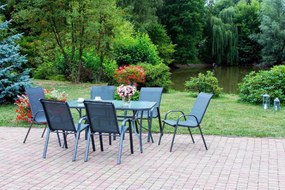 Scaun de gradina modern cu cadru metalic