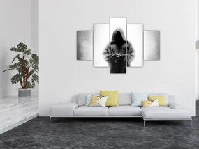 Tablou - Un călugăr într-o mănăstire (150x105 cm)