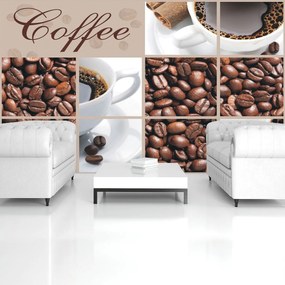 Fototapet - Cafea - inscripție (254x184 cm)