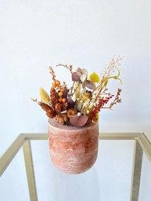 Ghiveci decorativ cu flori artificiale, homs seria A620,17x5.5x9 cm,30332