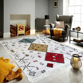 Covor tesut traditional, 60x200 cm, Boho-Tribal