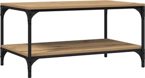 vidaXL Masă de cafea Stejar Artizanal 81 x 50 x 40 cm Lemn compozit