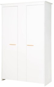 Șifonier de copii alb 119x190x52 cm Anton – Roba