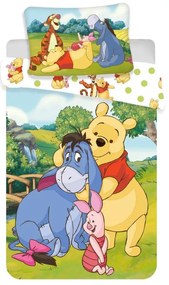 Disney Winnie de Pluș Hundred Acre Wood Lenjerie de pat pentru copii 100x135 cm, 40x60 cm