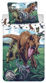 Lenjerie de pat bumbac copii JURASSIC WORLD TRIO colorata Dimensiune lenjerie de pat: 70 x 90 cm | 140 x 200 cm
